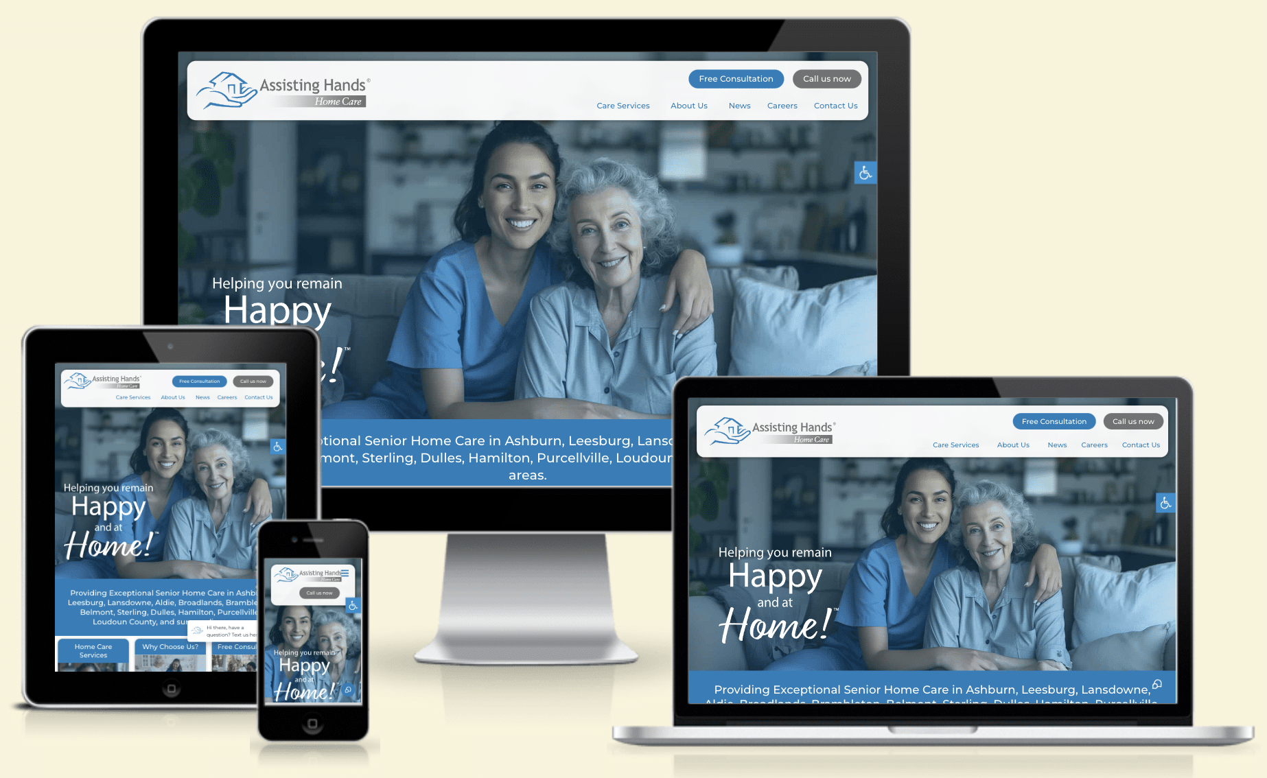 Assisting Hands Home Care, a trusted provider of in-home care in Loudoun County, Virginia, has launched a new website to support families searching for quality senior care services.